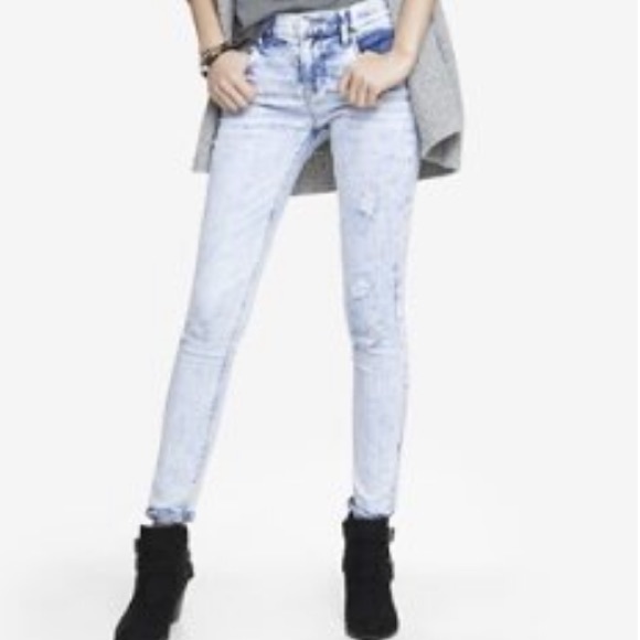 express jeans legging mid rise